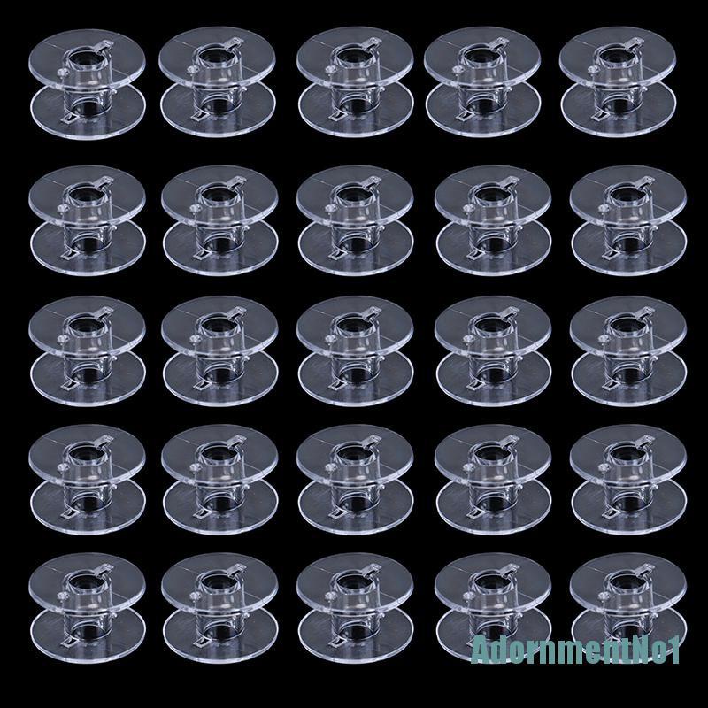 [AdornmentNo1]10/50Pcs Plastic Bobbins Sewing Machine Spools for Threads Bobbins Accessories