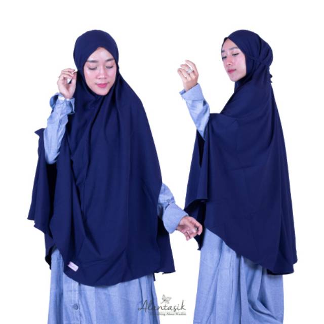 ALANTASIK Jilbab Jumbo ALENA HIJAB INSTAN JUMBO HANDSLLIT GR.7