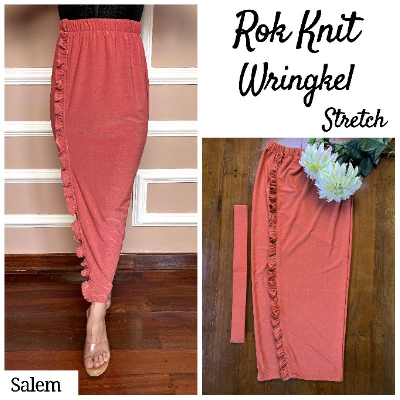 Rok Knit Stretch Diorama Wringkle