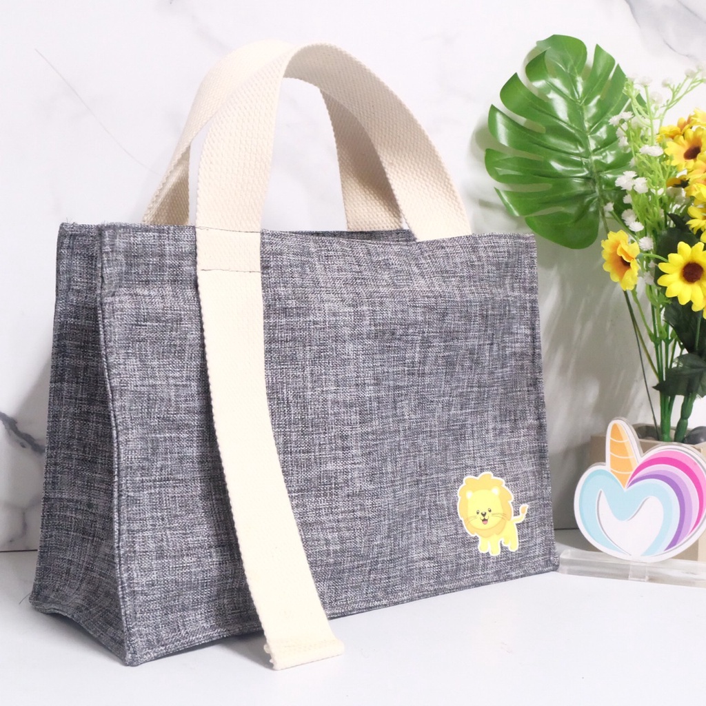 MJ REGULAR CANVAS (patch print)  /TAS ULTAH/ SOUVENIR PROMOSI / POUCH SKINCARE / AQIQAH / TASYAKURAN