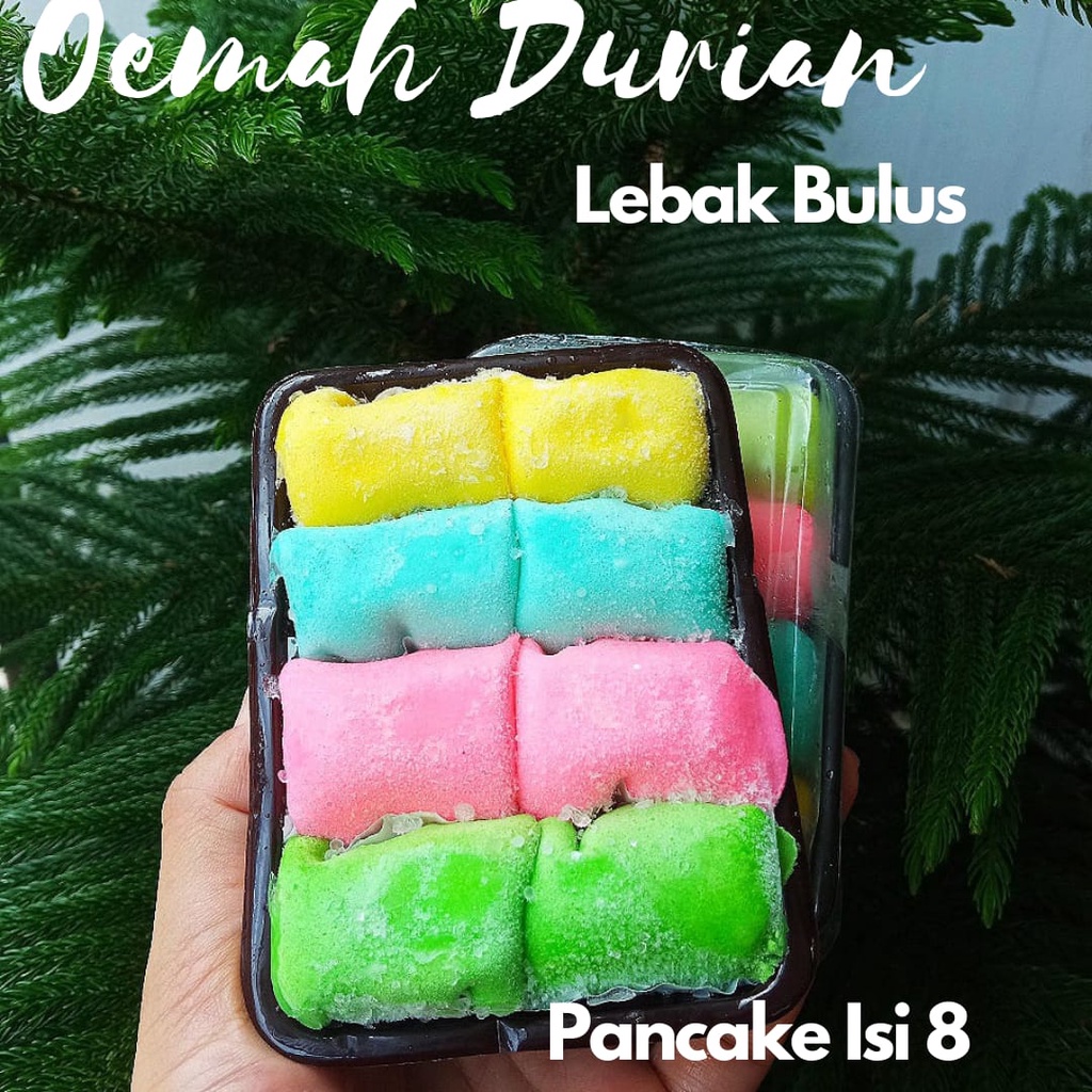 

PANCAKE DURIAN ISI 8 PANCAKE XL DURIAN CUP DURIAN SHAKE FROZEN FOOD
