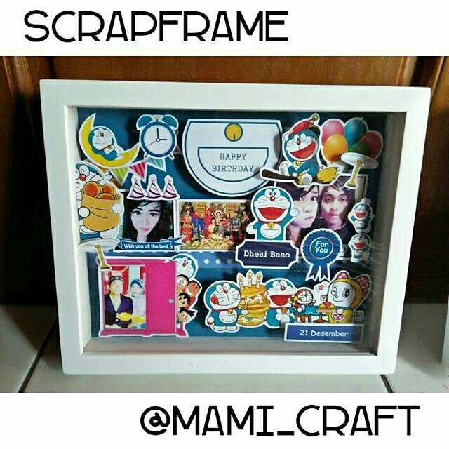 

Scrapframe doraemon kado ultah