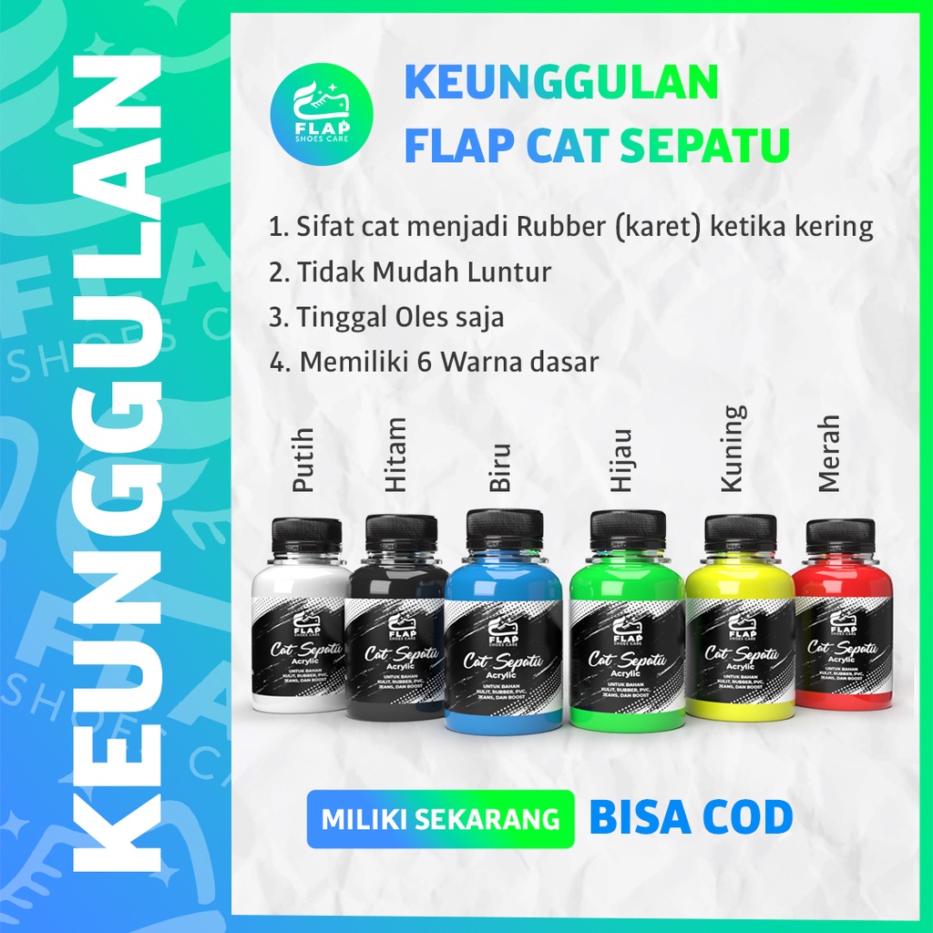 Flap Shoes Care Cat Sepatu Kulit