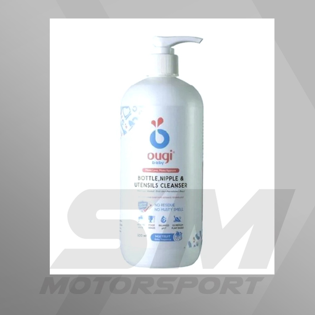 Ougi Baby Bottle Nipple Utensil Cleanser 500ml Pump