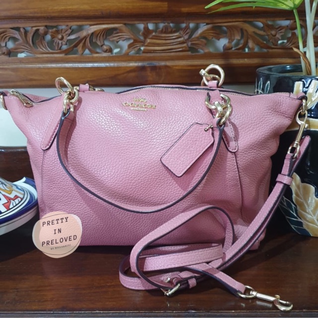 Coach Small Kelsey Vintage Pink (Preloved/second hand)