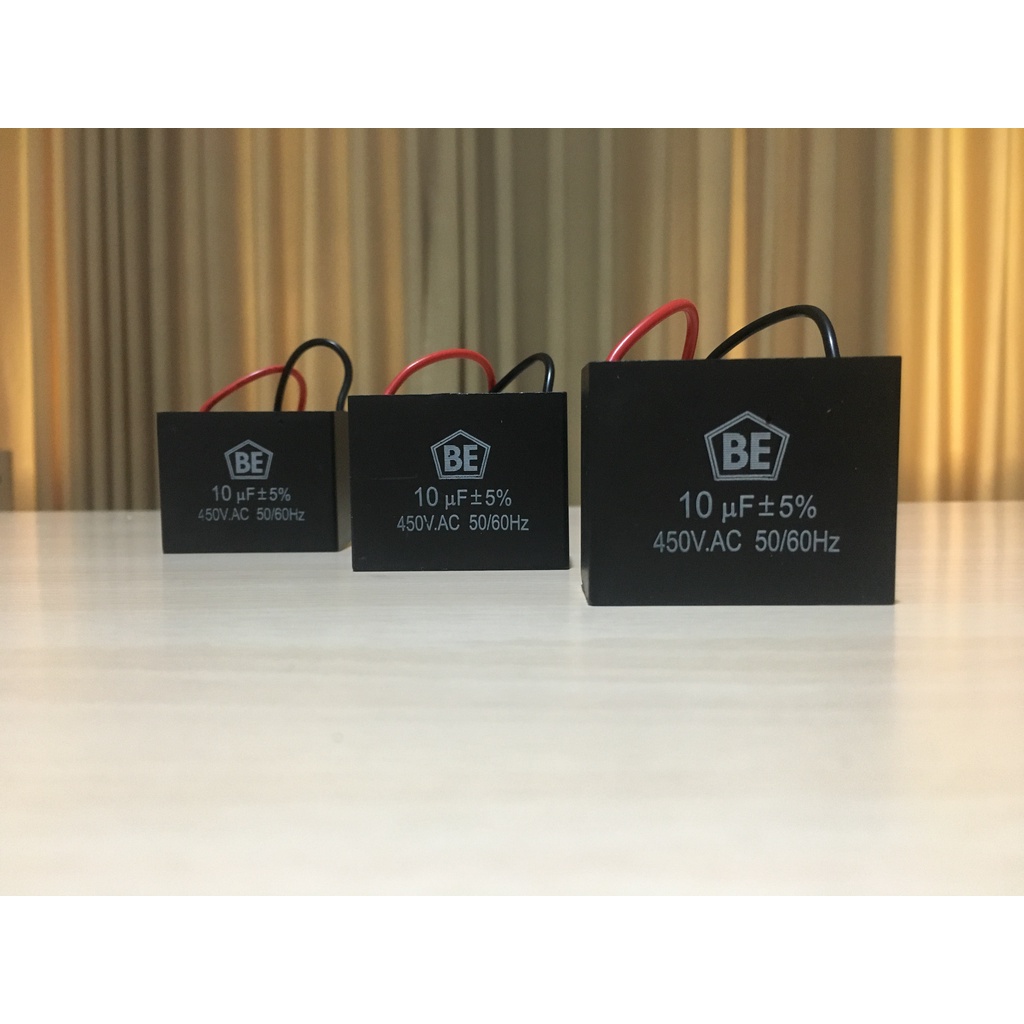 KAPASITOR KOTAK KIPAS ANGIN POMPA AIR 10UF 450V 10 UF 450 VOLT CBB61