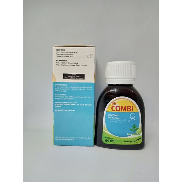 OB COMBI ANTITUSSIVE SIRUP 60 ML - ED 01/2025