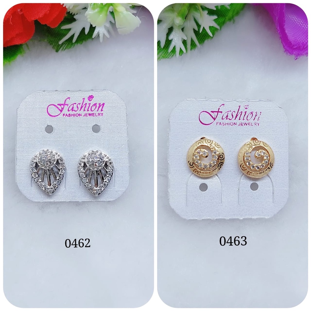 Anting xuping permata lapis emas perhiasan fashion 0451-0462