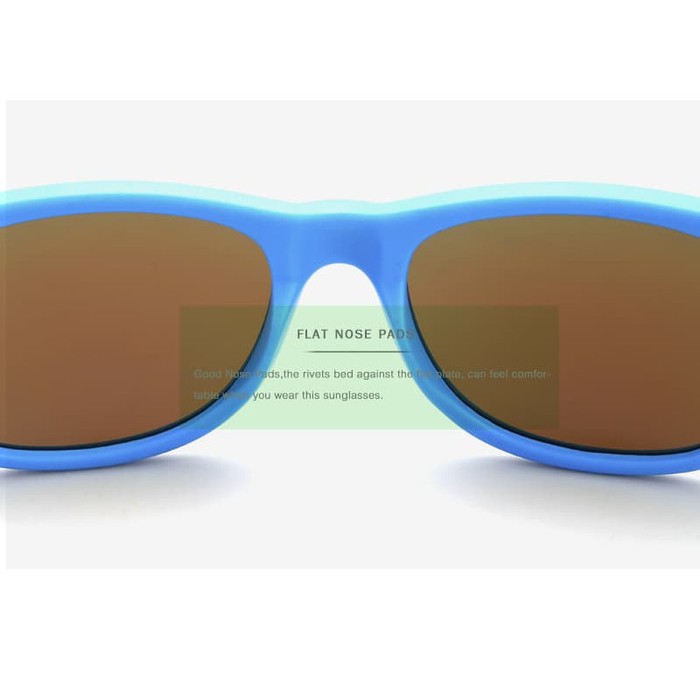 KADEAM UV400 Polarized Sunglasses KACAMATA LARI - SKY BLUE LENS