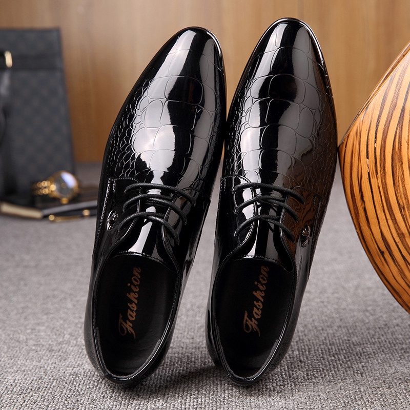 Sepatu Pantofel Tali Hitam Pria Formal Kasual Kerja Kantor Oxford Sepatu Murah Dewasa Laki Laki 071