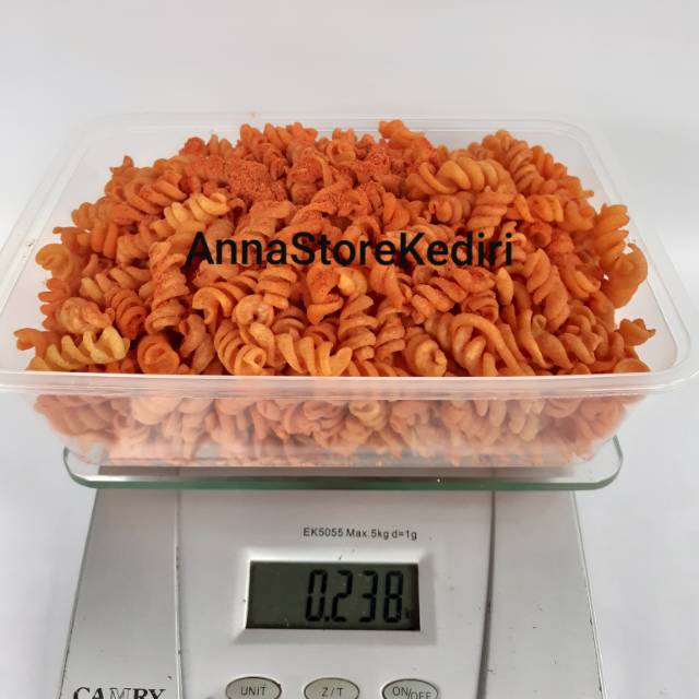 

Makaroni ulir kemasan box 150 gr