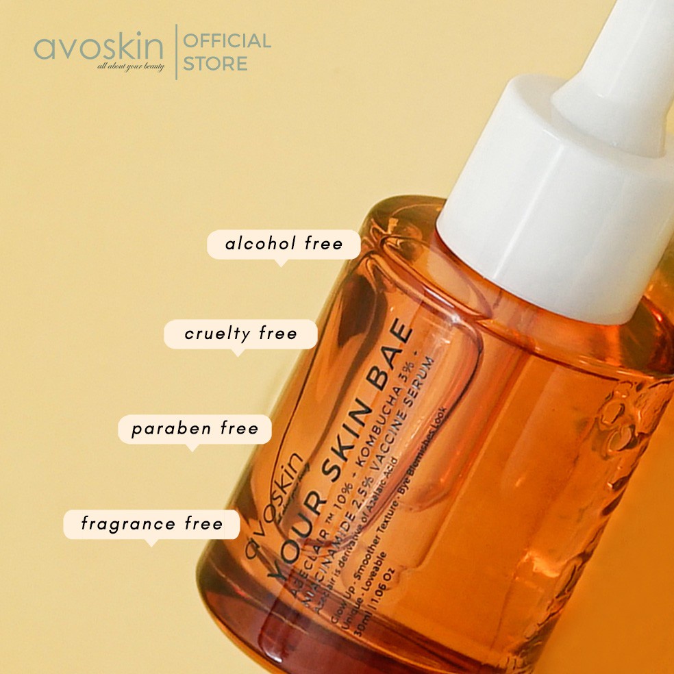 Avoskin Your Skin Bae Azeclair 10% + Kombucha 3% + Niacinamide 2,5% Vaccine Serum 30ML