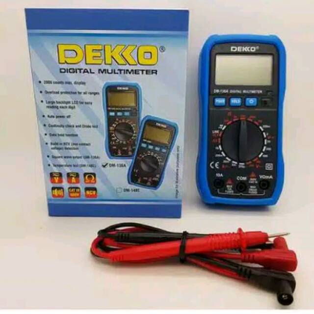 Multitester dekko DM-136A