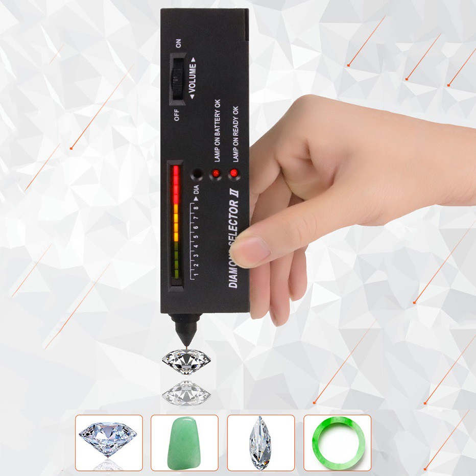 Alat Deteksi Gemstone Berlian Diamond  Selector Ⅱ Pengukur Batu Akik Tes Batu Tester Moissanite