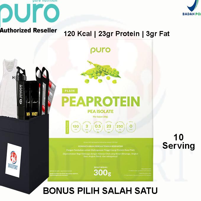 Best Seller Puro Pea Protein Isolate 300Gr Not Soy Powder Kent Prana On Proteina