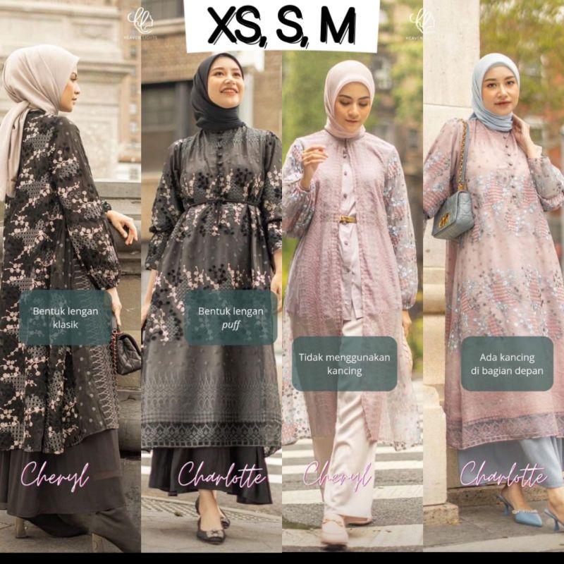 Cheryl Charlotte Tunic  By Heaven Lights HL Heavenlights Heaven Light Heavenlight Cheryl Charlote Tu