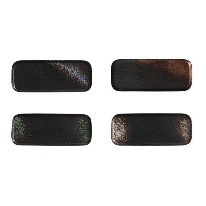 JUPITER SUSHI PLATE 30 X 12 / PIRING SUSHI KERAMIK / PIRING JEPANG - Cokelat