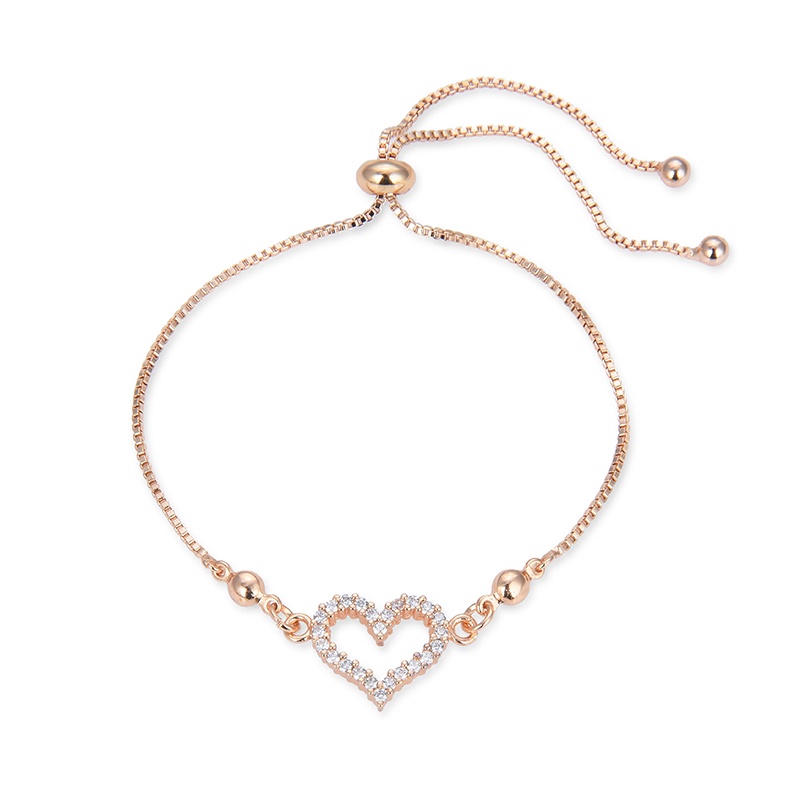 Gelang Titanium Wanita Anti Karat Emas Muda Couple Pasangan Sahabat Inisial Bestie Silver Asli Rantai Selamanya Korea Murah Rantai 38