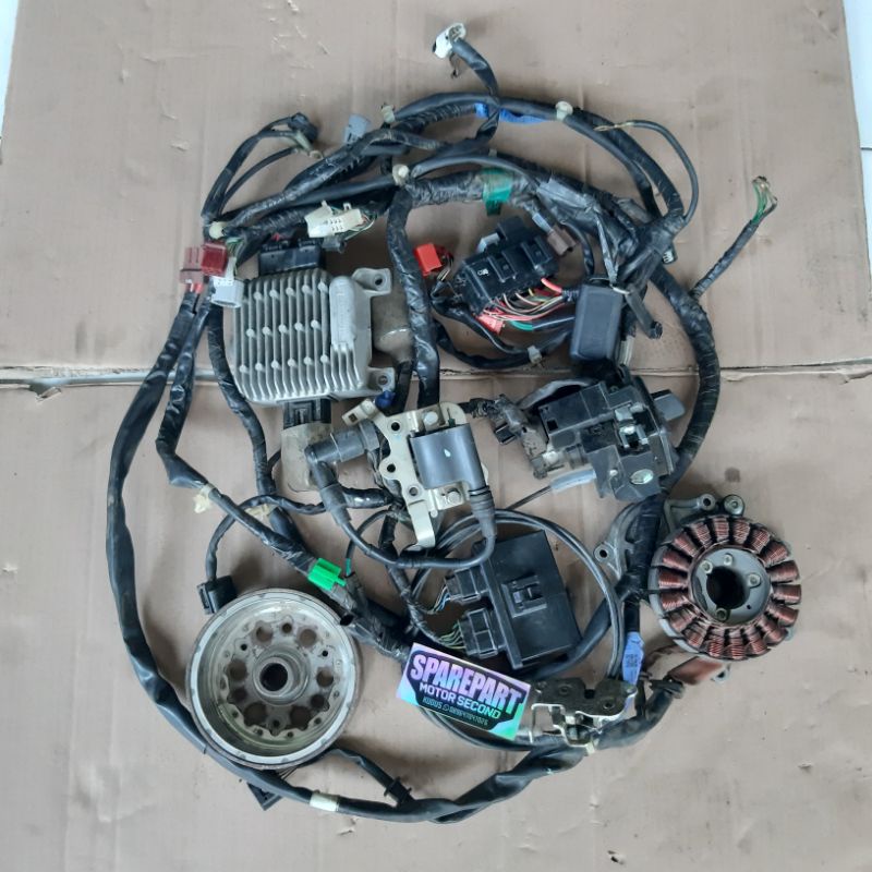 ACG DOUBLE STARTER OTOMATIS PENGAPIAN KELISTRIKAN ALL NEW VARIO 150 LED ESP KEYLESS KEY LESS REMOT K