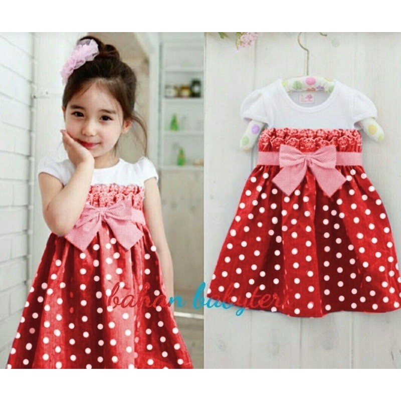 VD- Dress Pingkan kids / Dress Anak anak murah / Dress Kids Terbaru