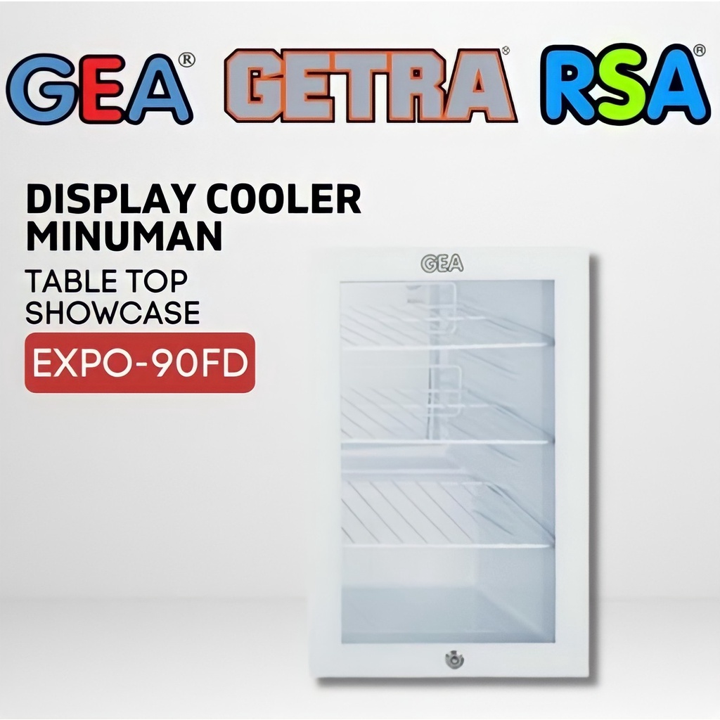 GEA Showcase Portable Mini Bar 92L EXPO-90FD Display Cooler EXPO 90FD