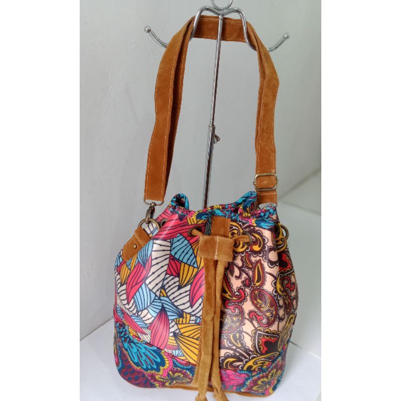 [ORIGINAL] TAS SELEMPANG WANITA BUCKET MOKAMULA