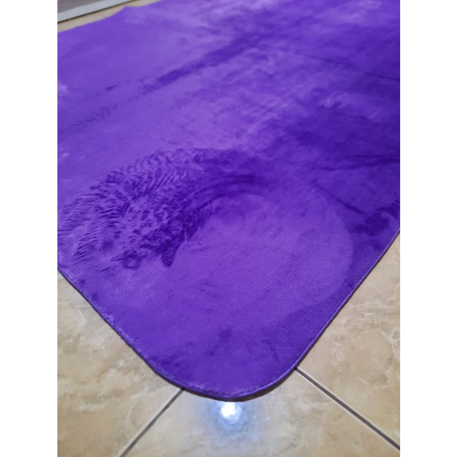 Hobbit Fur by ALICE Karpet Bulu Busa 150x190 Purple-2