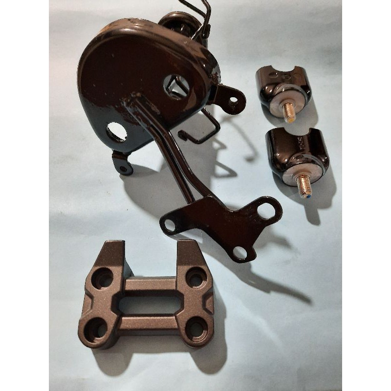 dudukan stang beat street komplit raiser bonus baud bonus karet mur