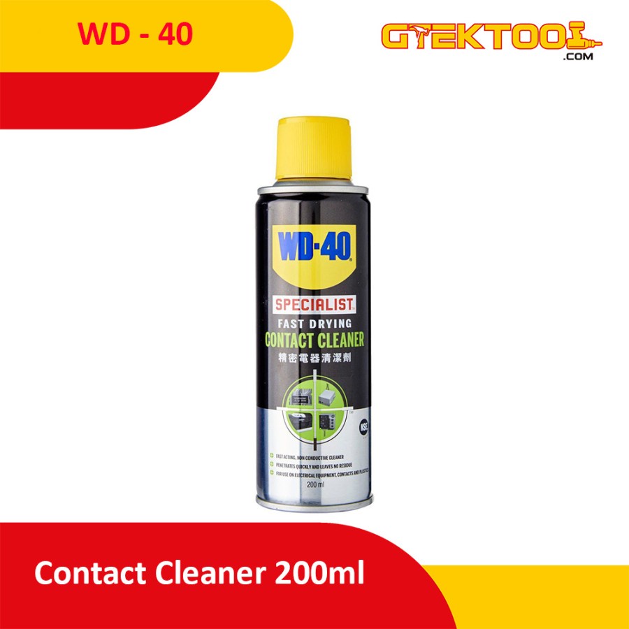 Jual WD40 / WD 40 Specialist Contact Cleaner 200ml | Shopee Indonesia