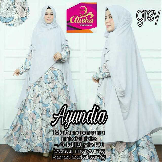 Gamis Ayundia by Alisha fashion