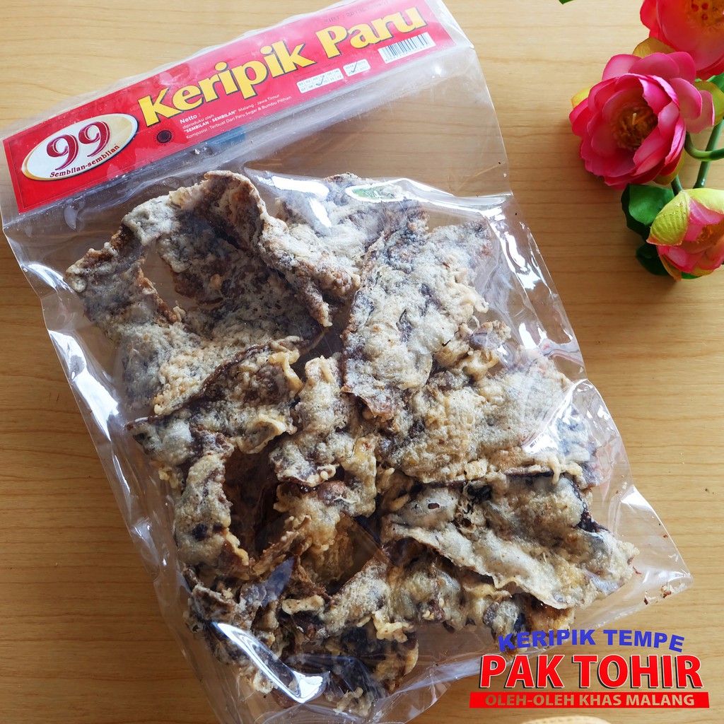 

Keripik Paru Sapi 200gr oleh - oleh khas Malang