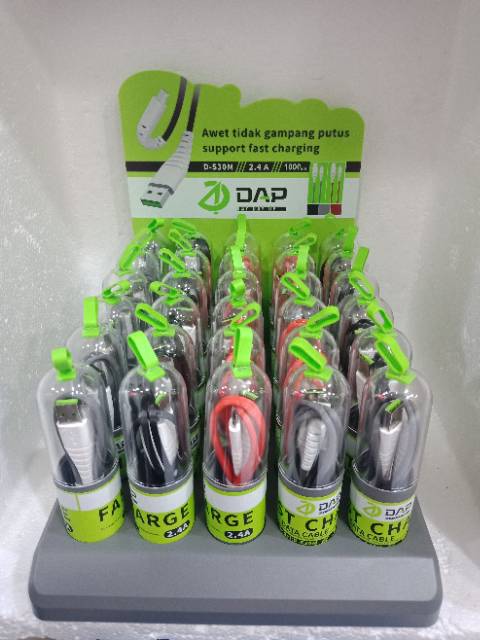 Kabel Data Dap Micro Kabel Charger Kabel Casan Dap  For Android D-S30M 2.4A