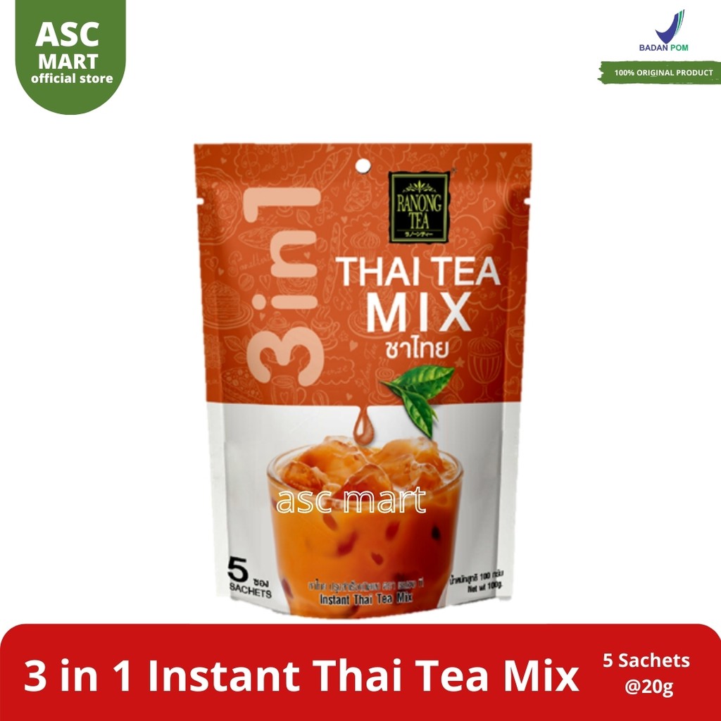 

Ranong Tea 3 In 1 Instant Thai Tea Mix - 5 Sachets