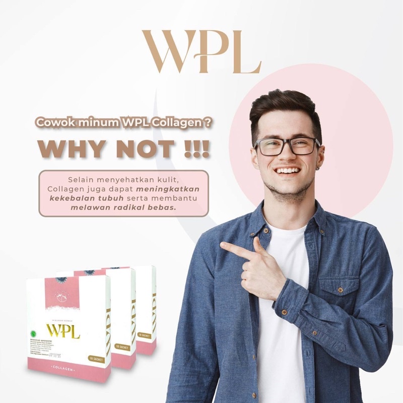 WPL COLLAGEN WHITENING DRINK  ISI 10 SACHET | MINUMAN COLLAGEN PEMUTIH KULIT BY WINNY PUTRI LUBIS