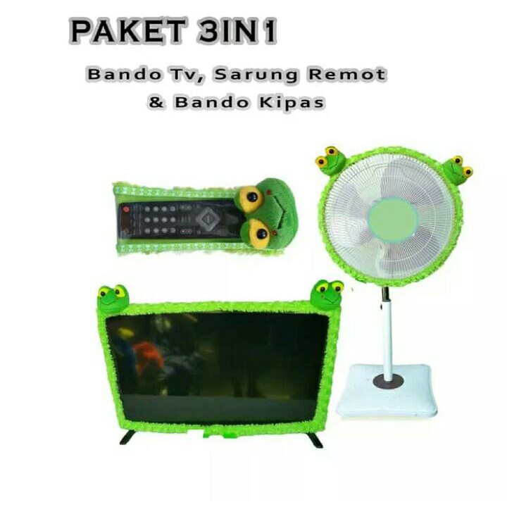 PAKET HEMAT 1 SET (bando TV, bando Remote, Bando Kipas)