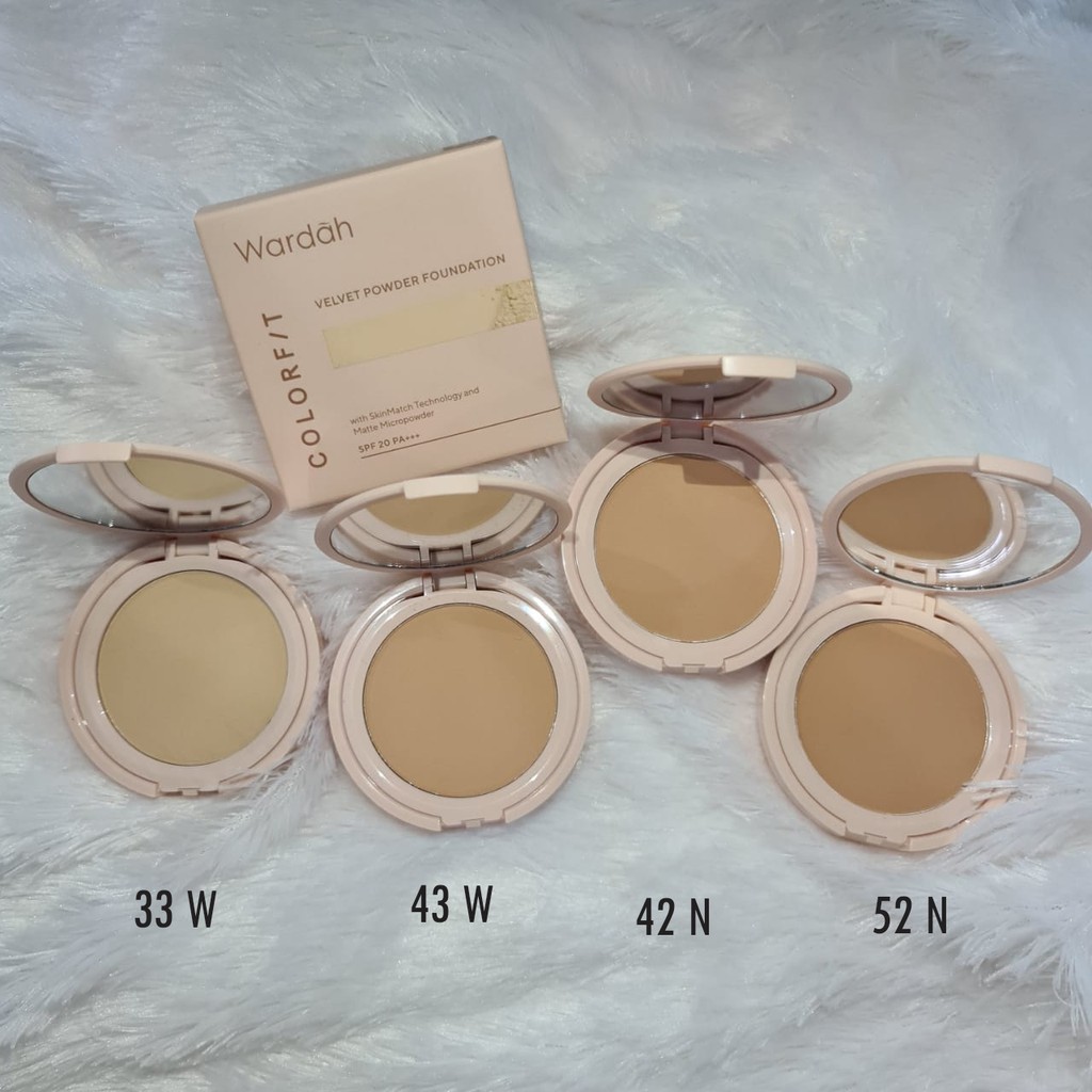 Wardah Colorfit Velvet Powder Foundation