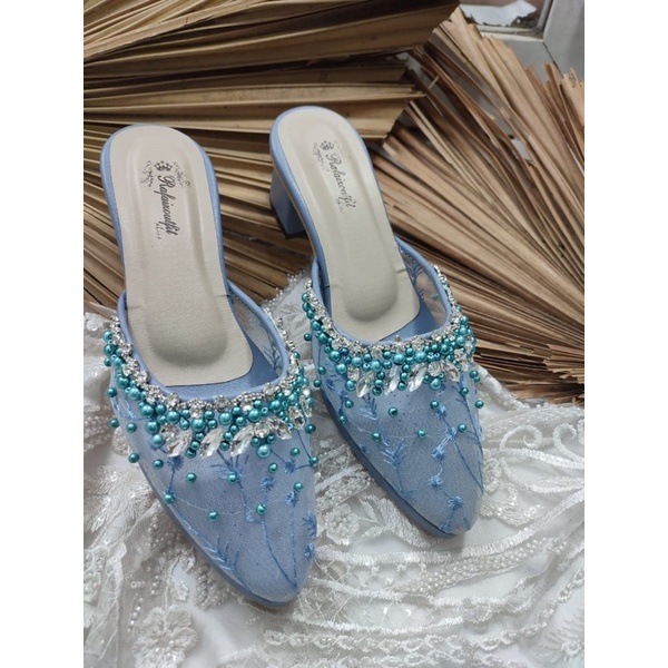 sepatu wanita syantika iceblue tinggi 5cm tahu