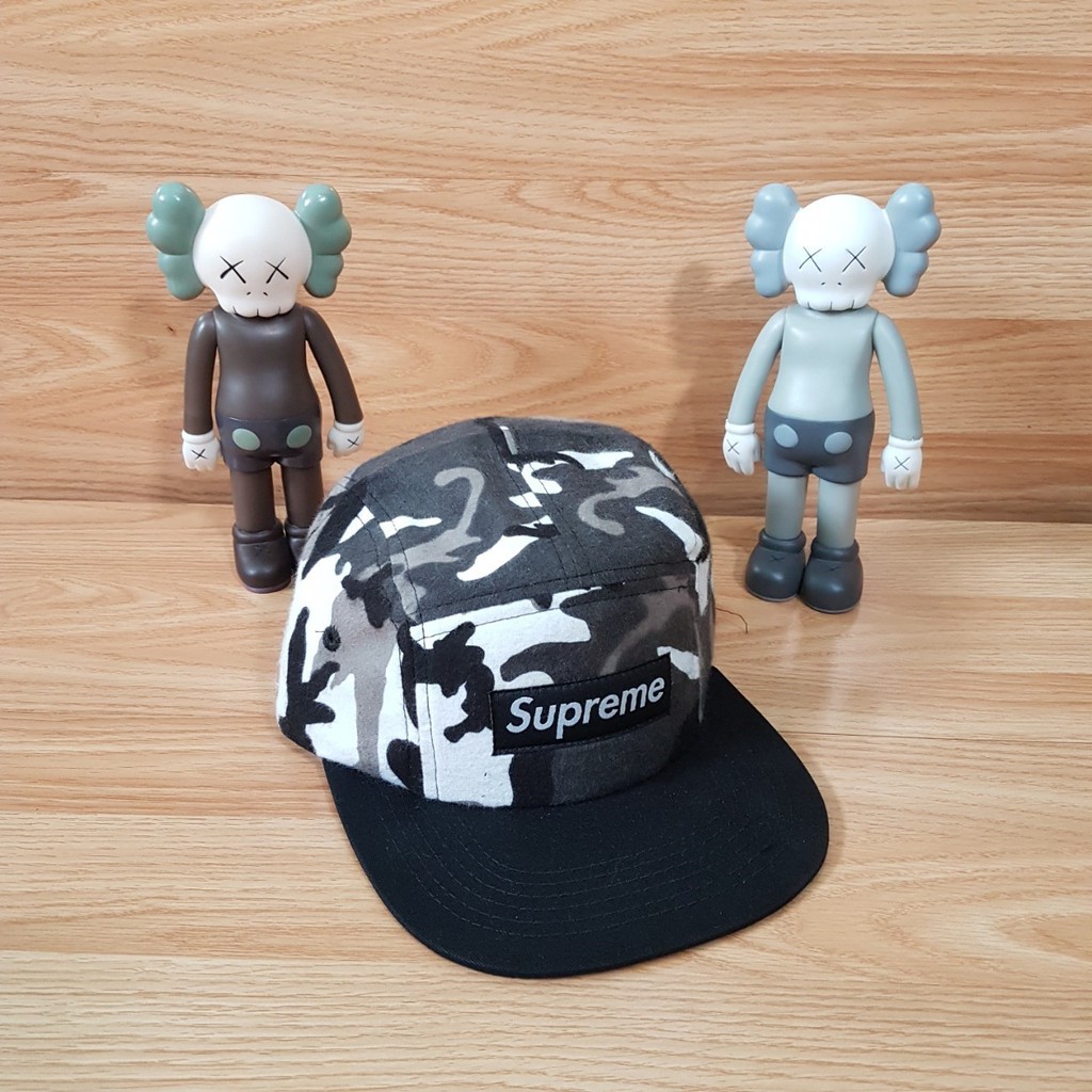 SNAPBACK CAP TOPI PRIA SUPREME CAMOUFLAGE 5 PANEL PREMIUM