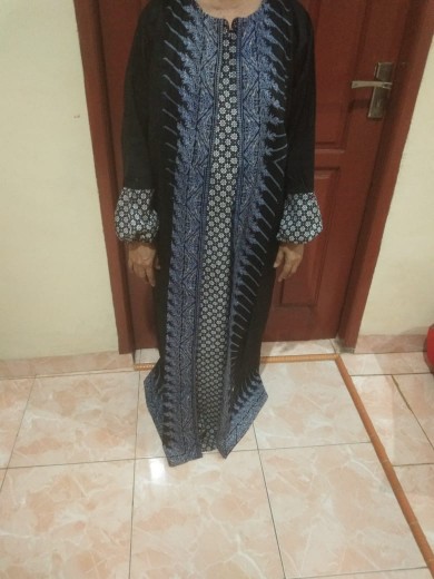 Ms Gamis Batik Sriwedari|manggar|padi Macam Mt Maxi Jumbo Bumil/busui Katun Sogan Allsize Ld104-120