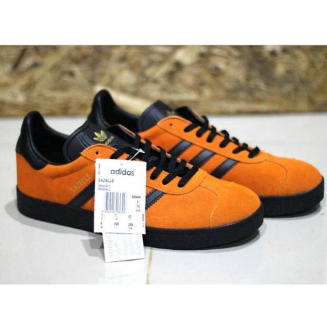 ADIDAS GAZELLE OG JAMAICA SOLE  BLACK ORIGINAL INDONESIA