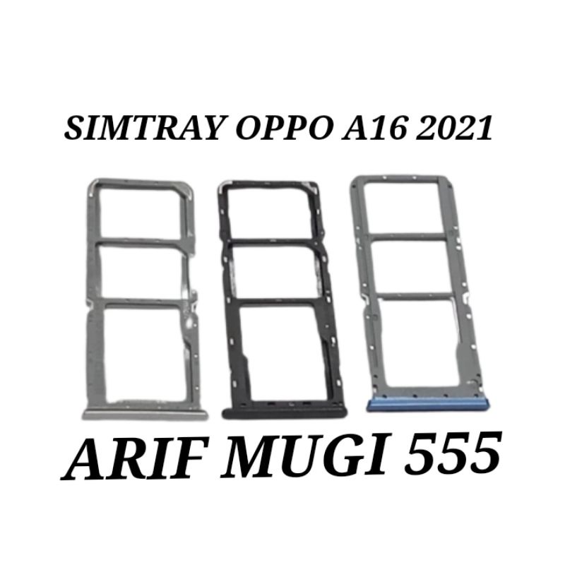 Simtray Simlock Slot kartu Tempat Sim Oppo A16 2021 Original