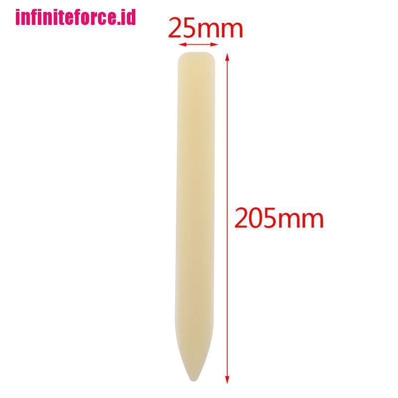 1PC  Natural Bone Folder Tool For Scoring Folding Creasing Paper Leather Crafts