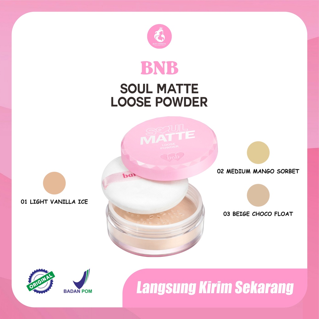 BNB barenbliss Soul-Matte Loose Powder Korea Bedak Tabur