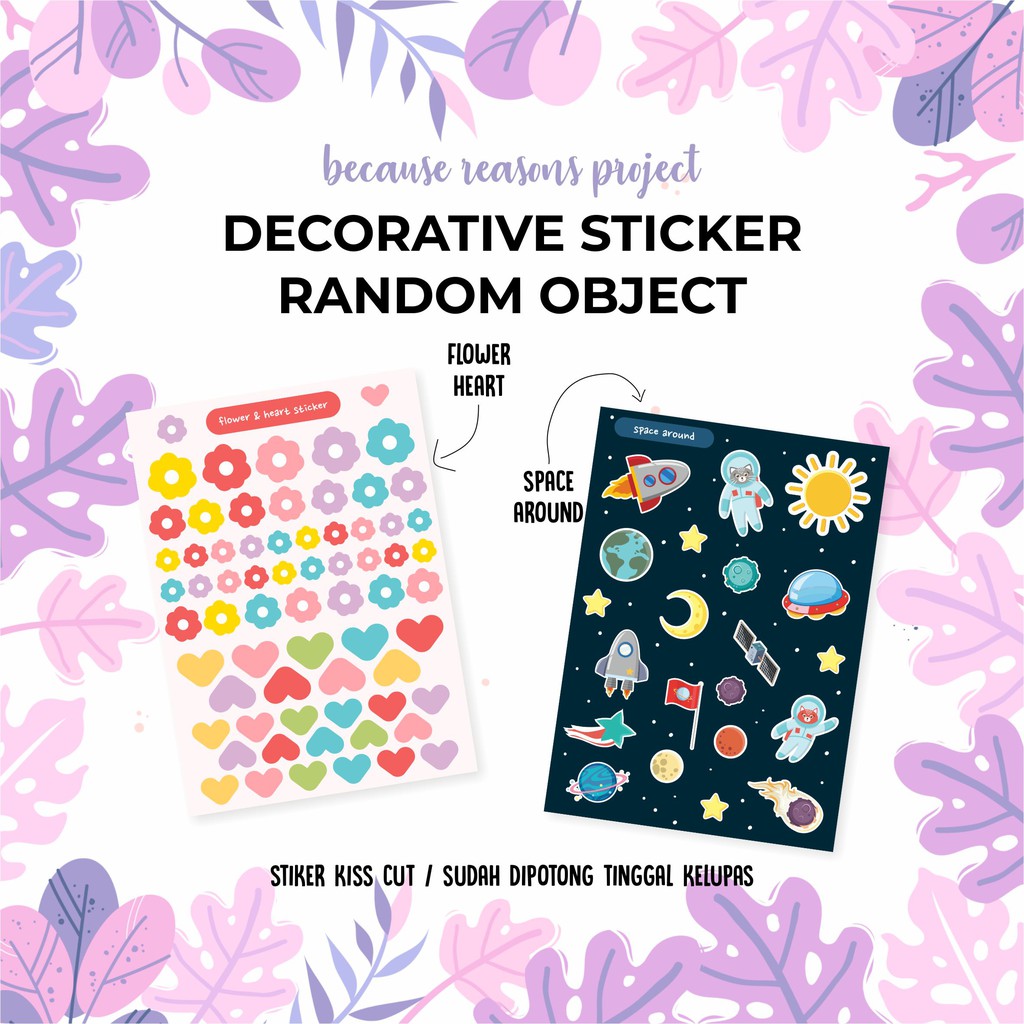 POLCOS - STIKER DECO - RANDOM THINGS-3