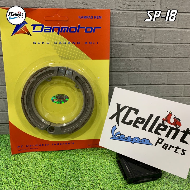 Kampas Rem Depan Danmotor Vespa Super PTS PS