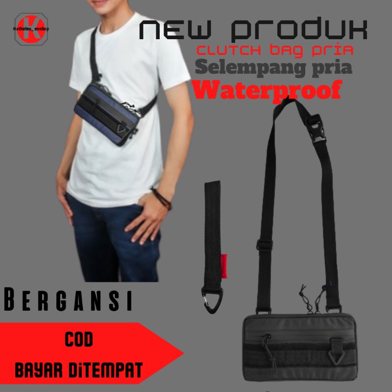 Clutch Bag  Pria - Sling Bag pria - Hand Bag pria - Selempang  Pria Waterproof