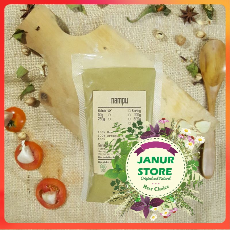 

NAMPU BUBUK 50 GRAM - Homalomena Occulta -REMPAH