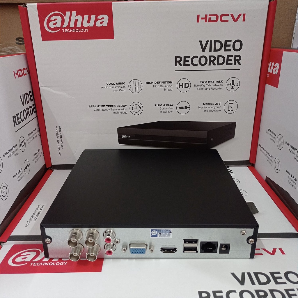 DIGITAL VIDEO RECORDER (DVR) DAHUA 4CHANNEL 2 MEGA PIXEL BERGARANSI RESMI