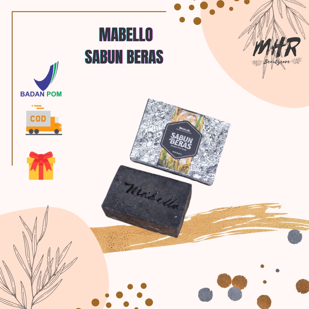 [READY] SABUN BERAS HITAM ALAMI MABELLO / BPOM / HALAL