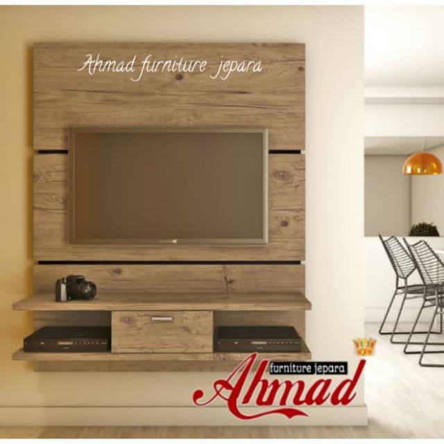 Partisi tv tempat tv minimalis